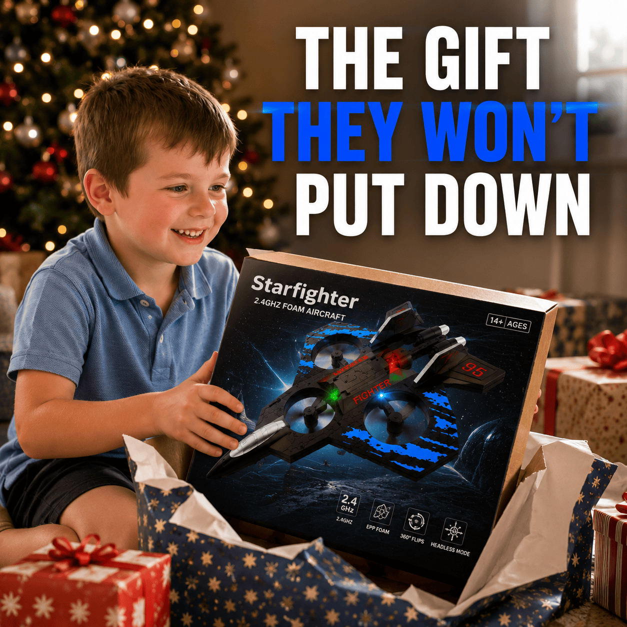 StarFighter™ RC Jet – Ultimate Indoor Flight Experience!