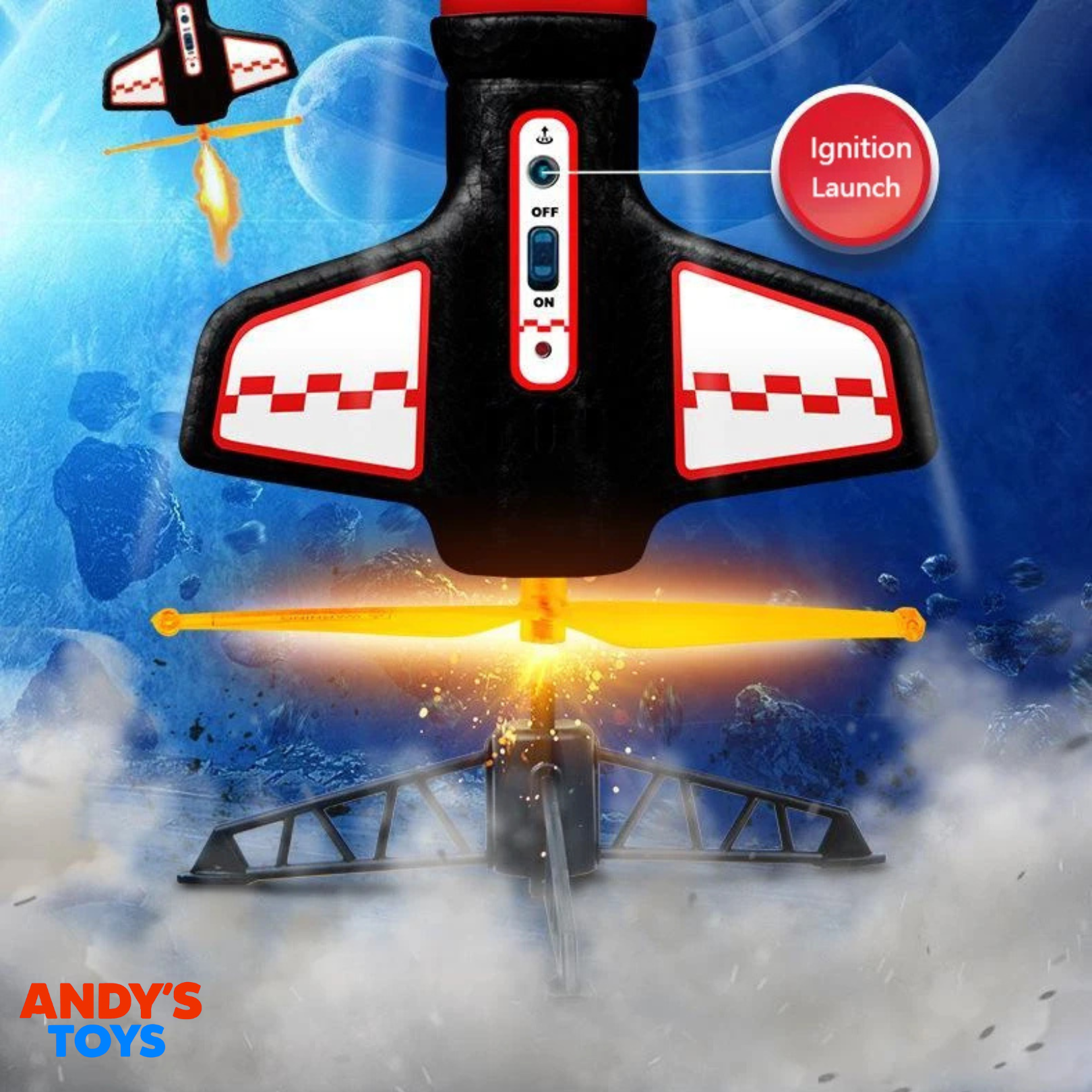 SkySpinner™ – Parachute Rocket Launcher