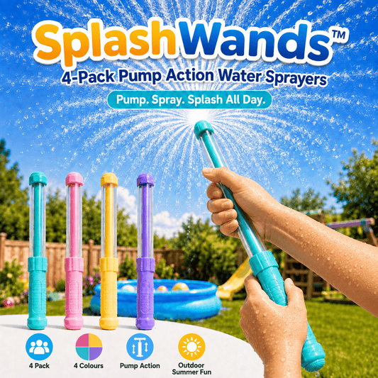 SplashWands™ – 4 Pack Pump Action Water Sprayers