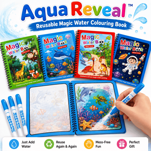 AquaReveal™ – Reusable Magic Water Colouring Book