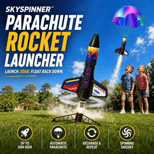 SkySpinner™ – Parachute Rocket Launcher