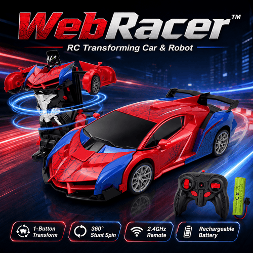 WebRacer™ – RC Transforming Car & Robot