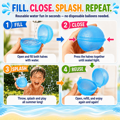 SplashPods™ – Reusable Water Ball Set
