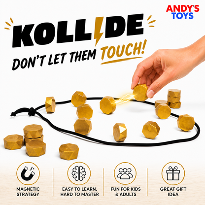 Kollide™ Magnetic Strategy Game - Can You Keep Them From Sticking?