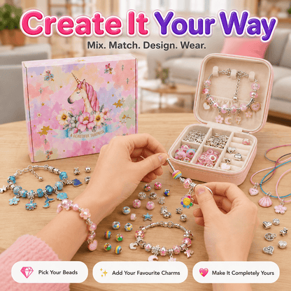CharmCraft™ – DIY Bracelet & Jewellery Making Kit