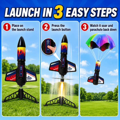 SkySpinner™ – Parachute Rocket Launcher