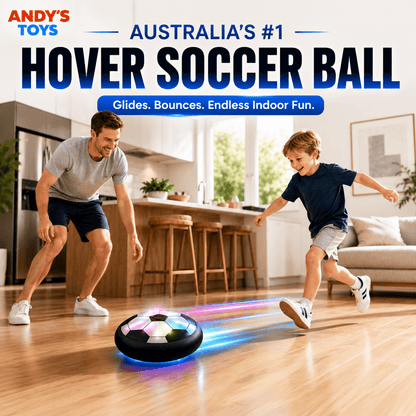Australia’s #1 Hover Soccer Ball – LED Lights & Safe Indoor Play