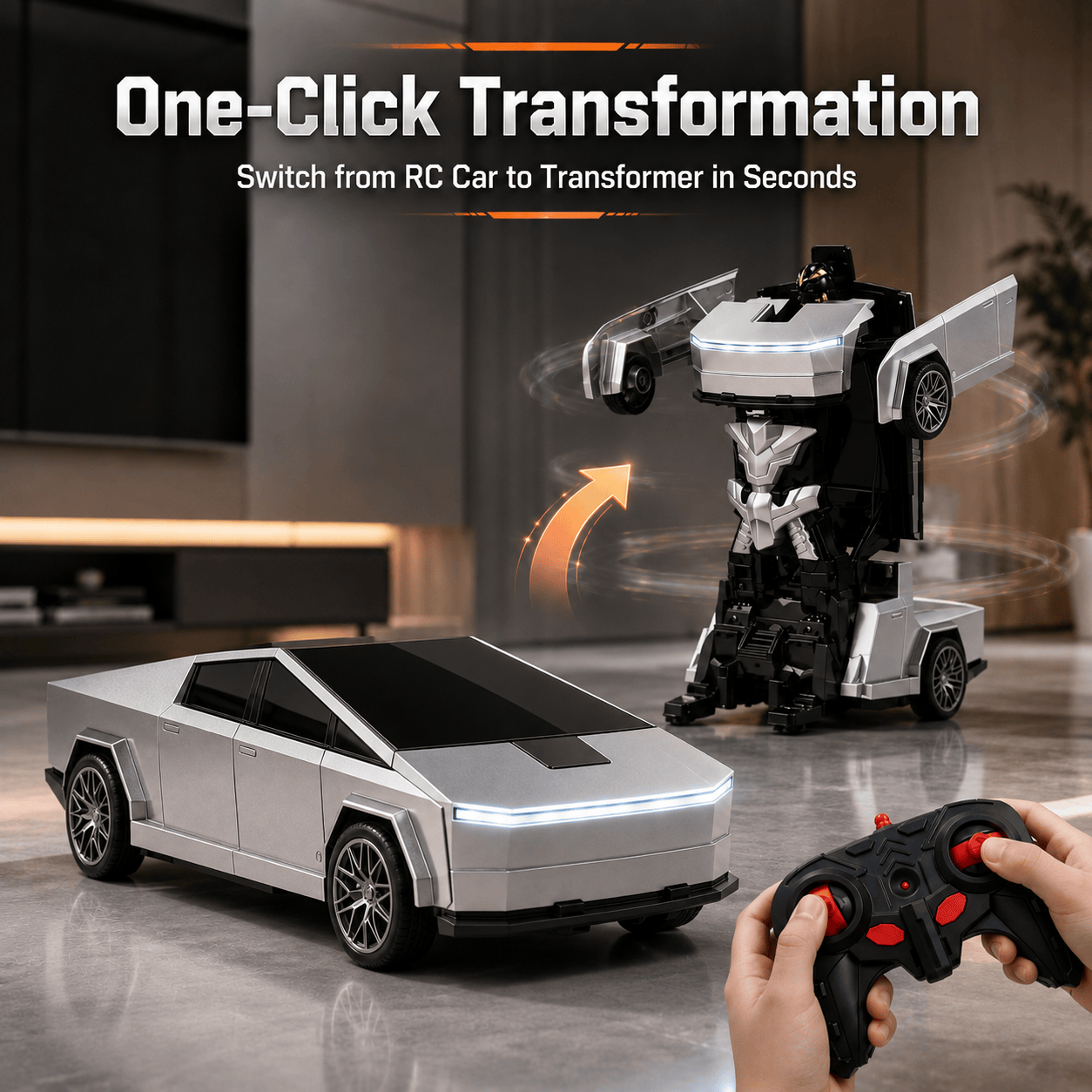 CyberPickup™ – RC Transforming Robot Truck