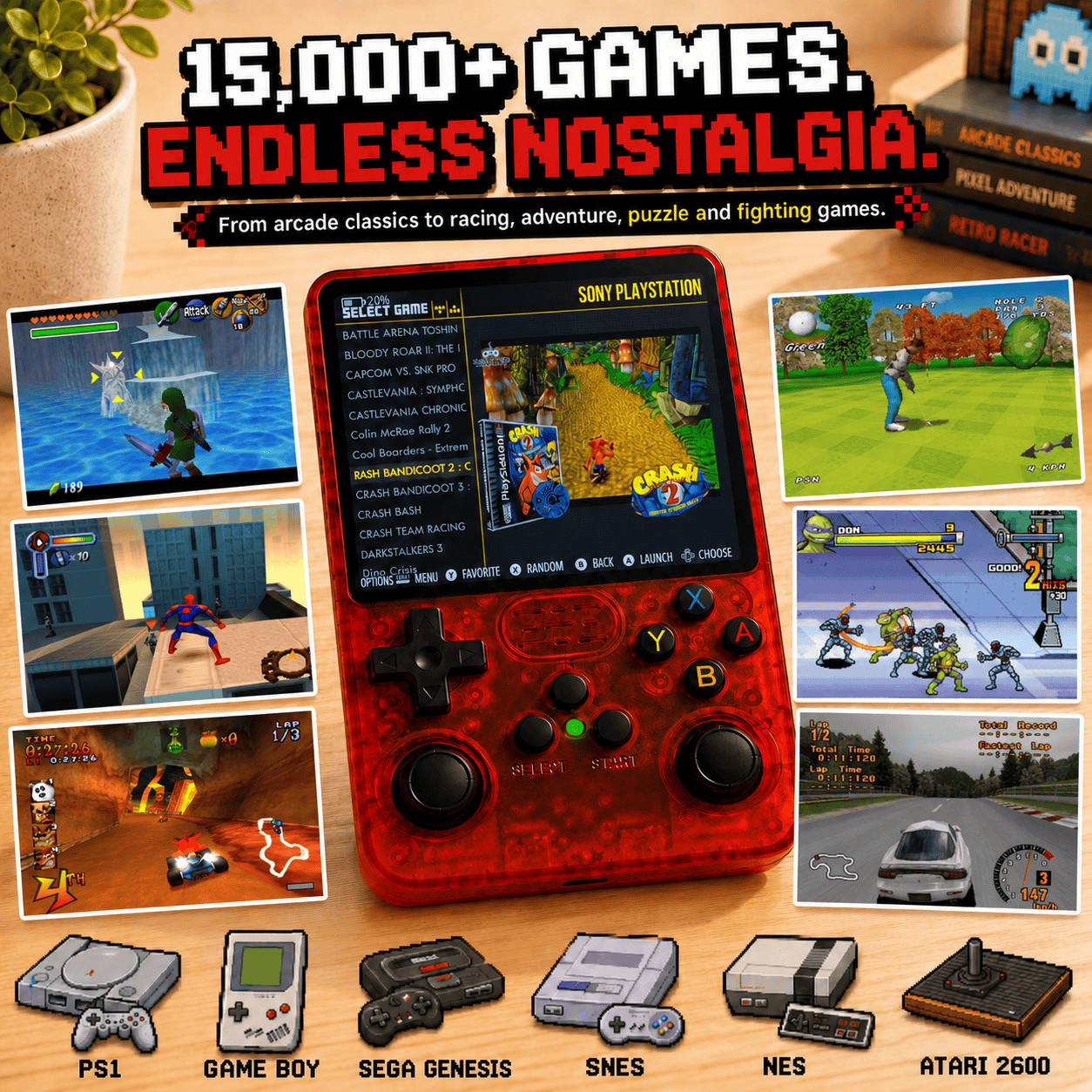 RetroVault TV™ – Plug & Play Retro Game Stick