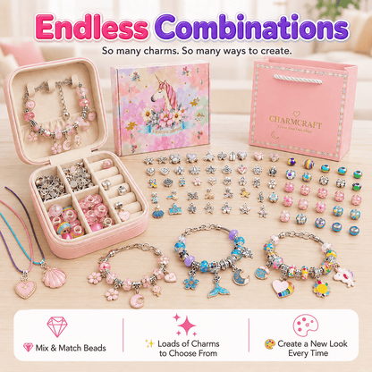 CharmCraft™ – DIY Bracelet & Jewellery Making Kit