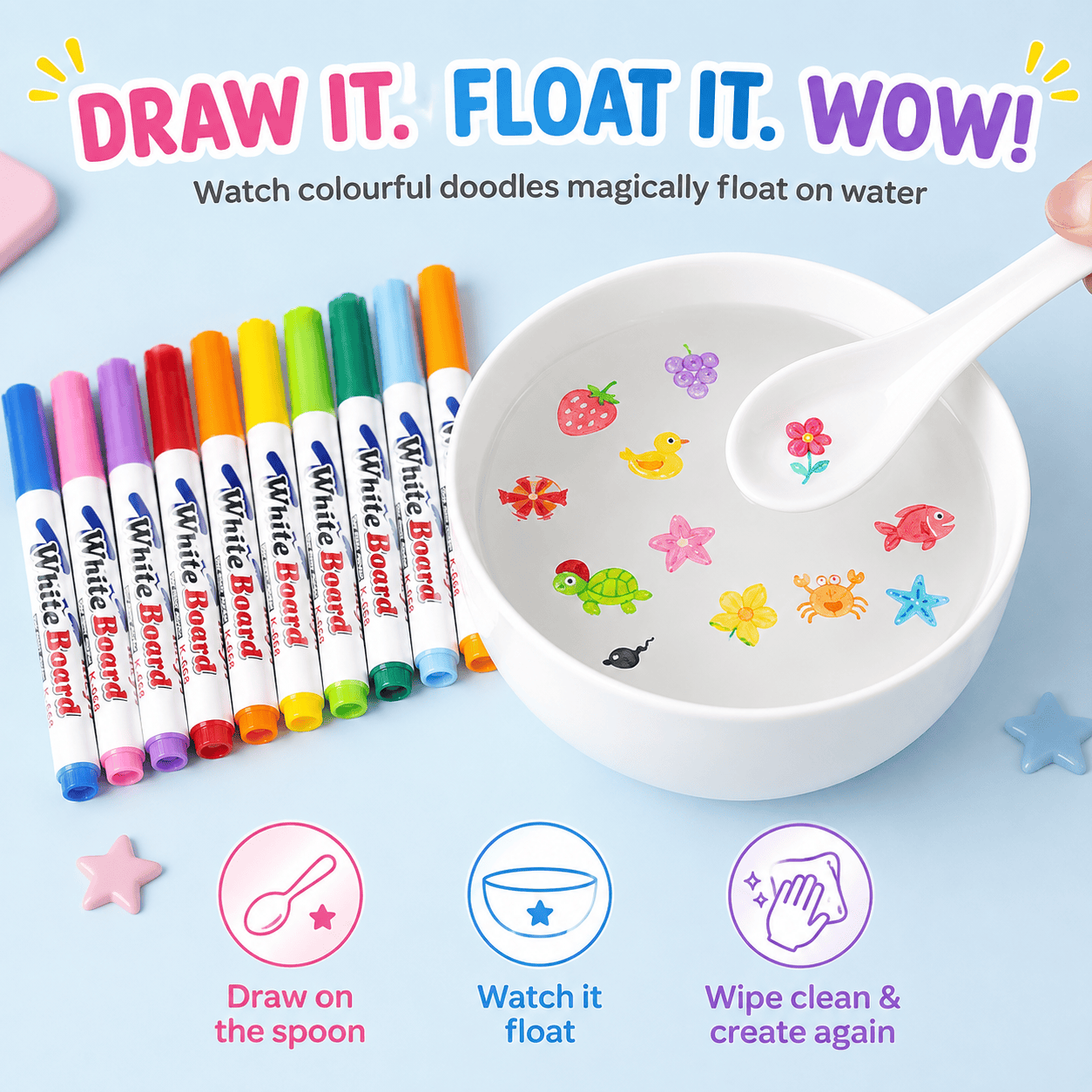 FloatArt™ – Magic Floating Water Drawing Set