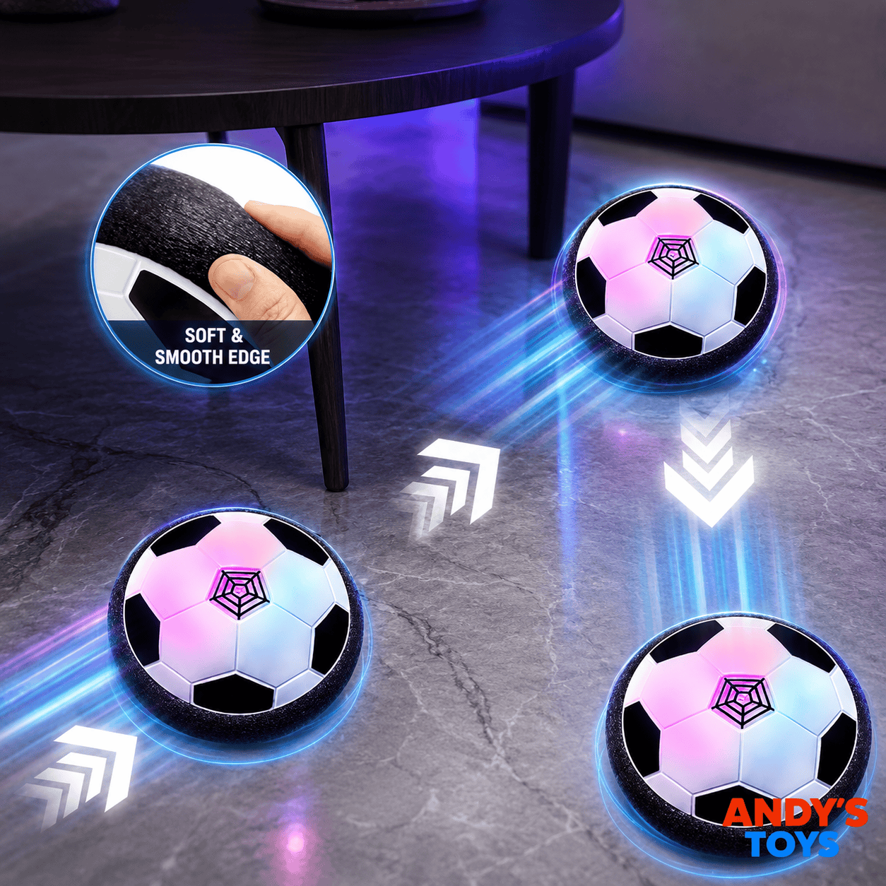 Australia’s #1 Hover Soccer Ball – LED Lights & Safe Indoor Play
