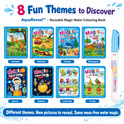 AquaReveal™ – Reusable Magic Water Colouring Book