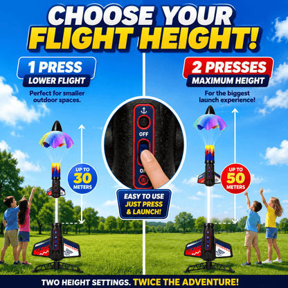 SkySpinner™ – Parachute Rocket Launcher