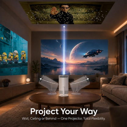 WallCinema™ Pro – Portable Smart Projector with 4K Support