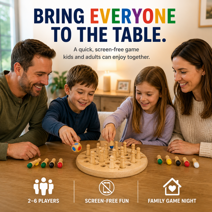 Colour Quest™ – Wooden Memory Match Game