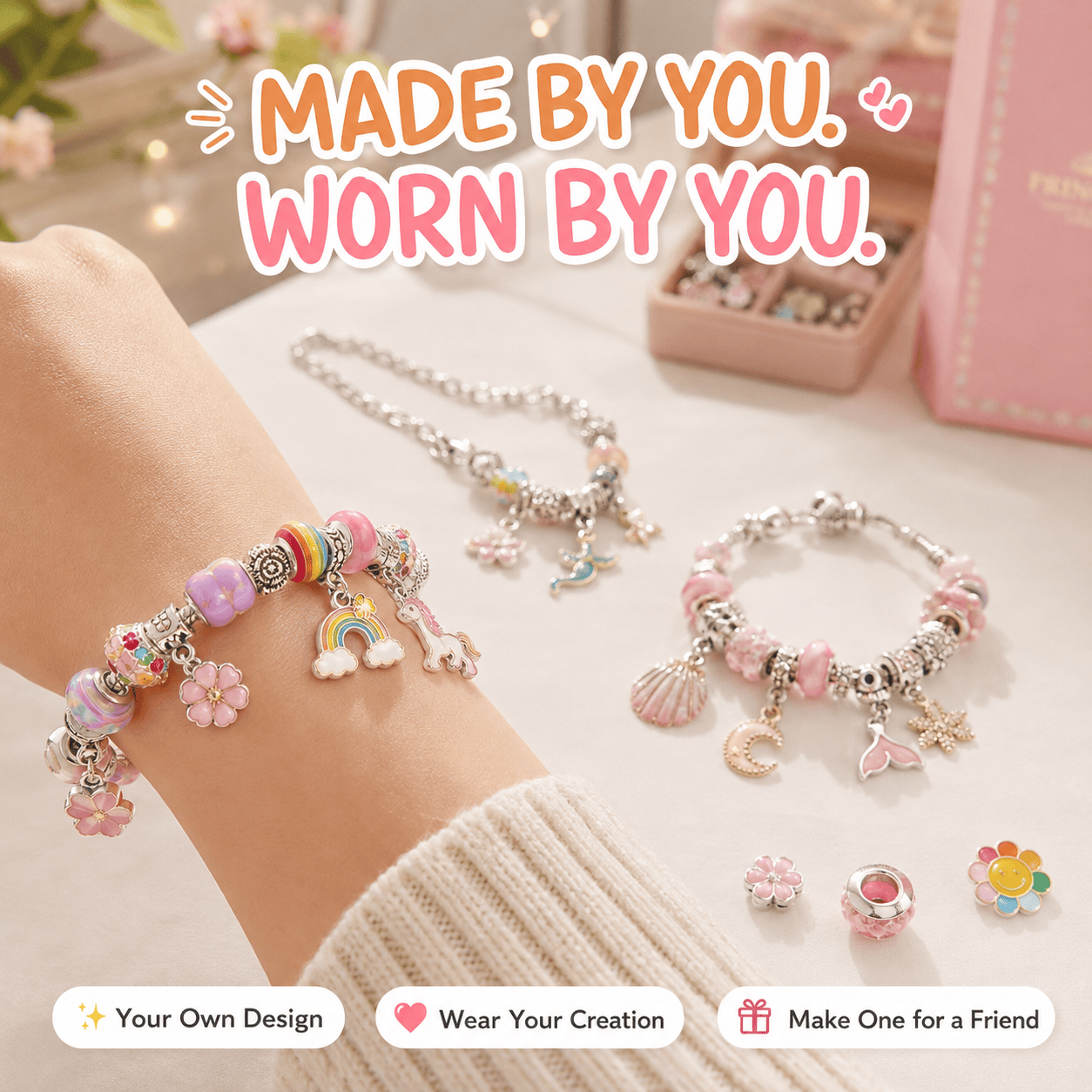 CharmCraft™ – DIY Bracelet & Jewellery Making Kit