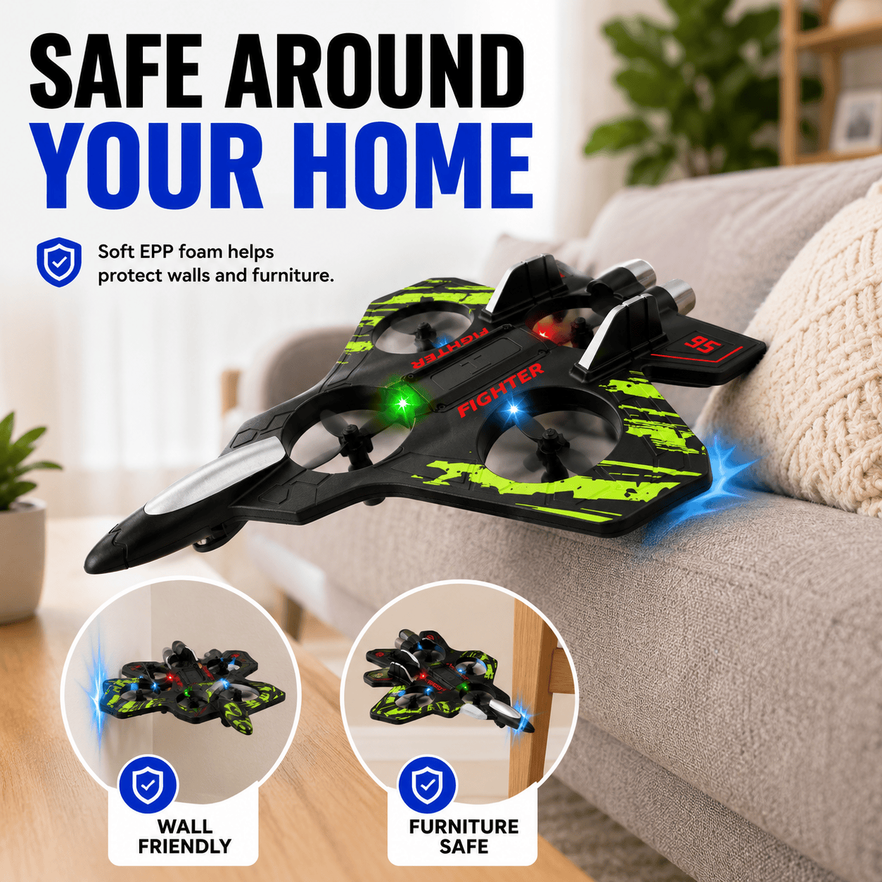 StarFighter™ RC Jet – Ultimate Indoor Flight Experience!
