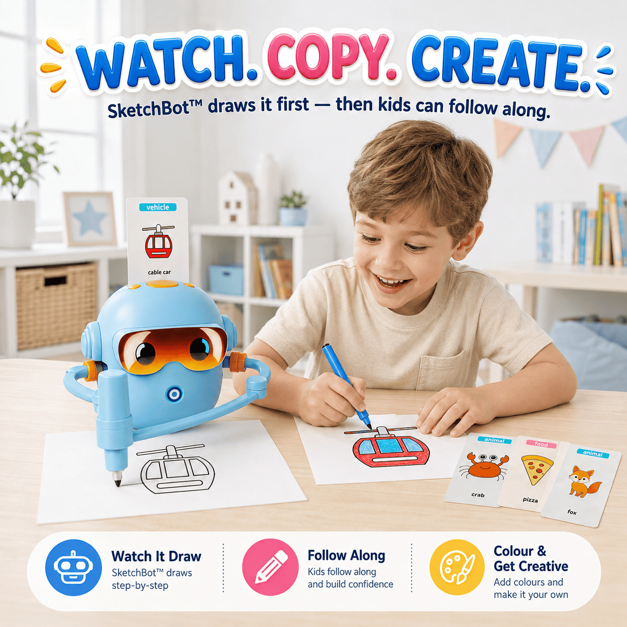 SketchBot™ – Smart Drawing & Learning Robot