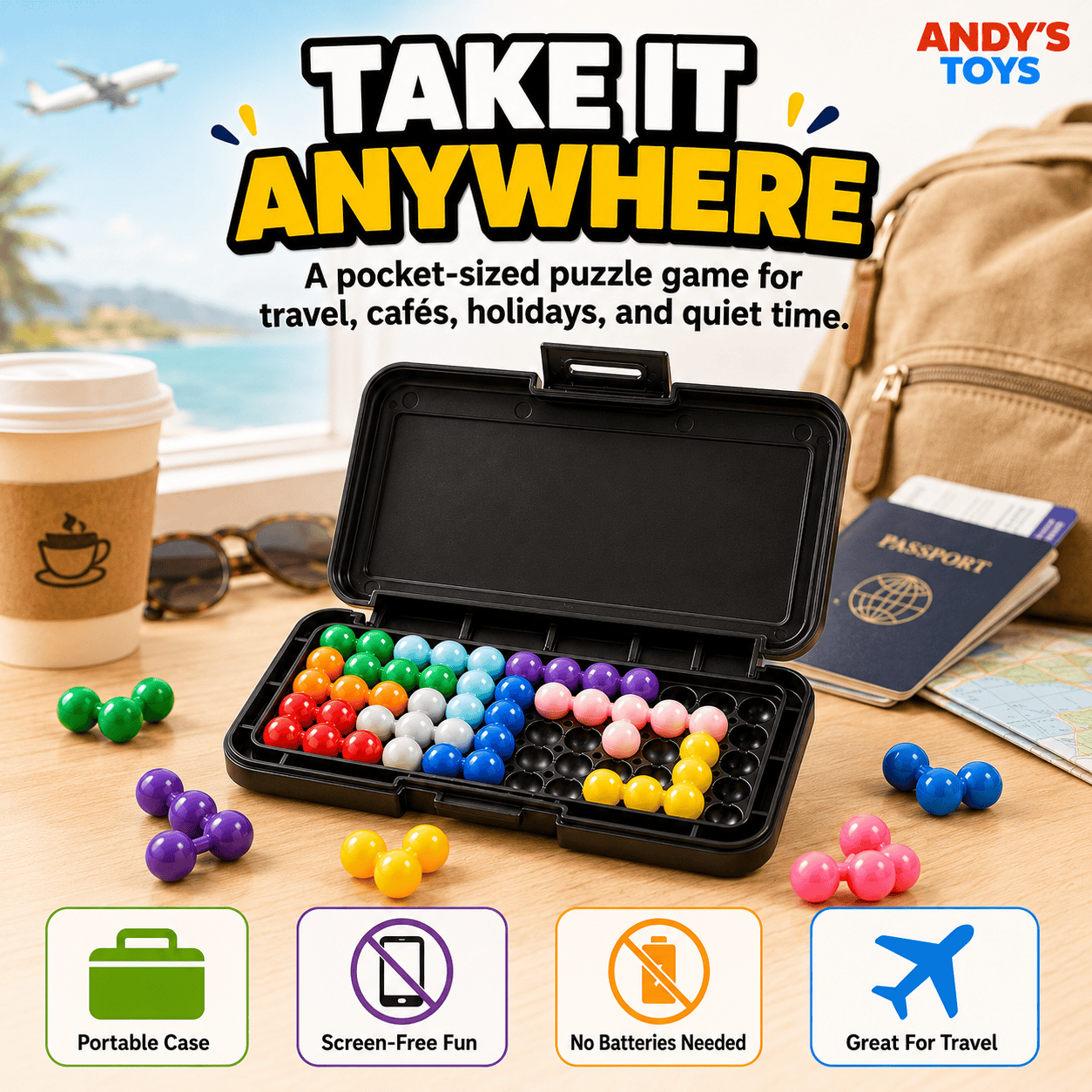 Brainy Beads™ – IQ Puzzle Game