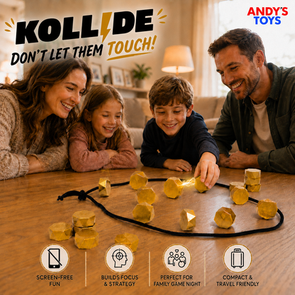 Kollide™ Magnetic Strategy Game - Can You Keep Them From Sticking?