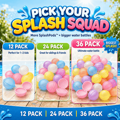 SplashPods™ – Reusable Water Ball Set