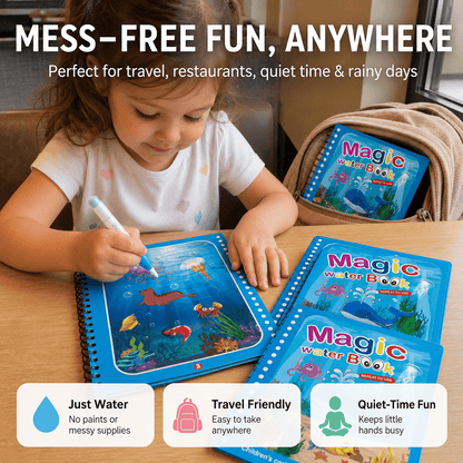 AquaReveal™ – Reusable Magic Water Colouring Book