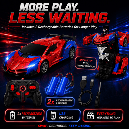 WebRacer™ – RC Transforming Car & Robot