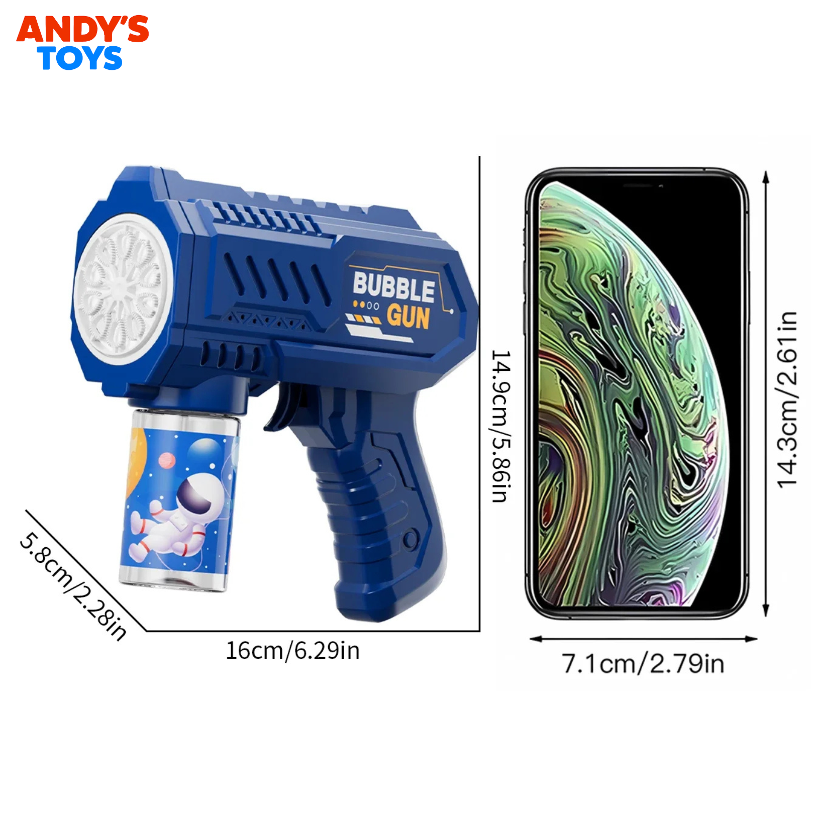 BubbleBazooka™ – Electric Handheld Bubble Gun