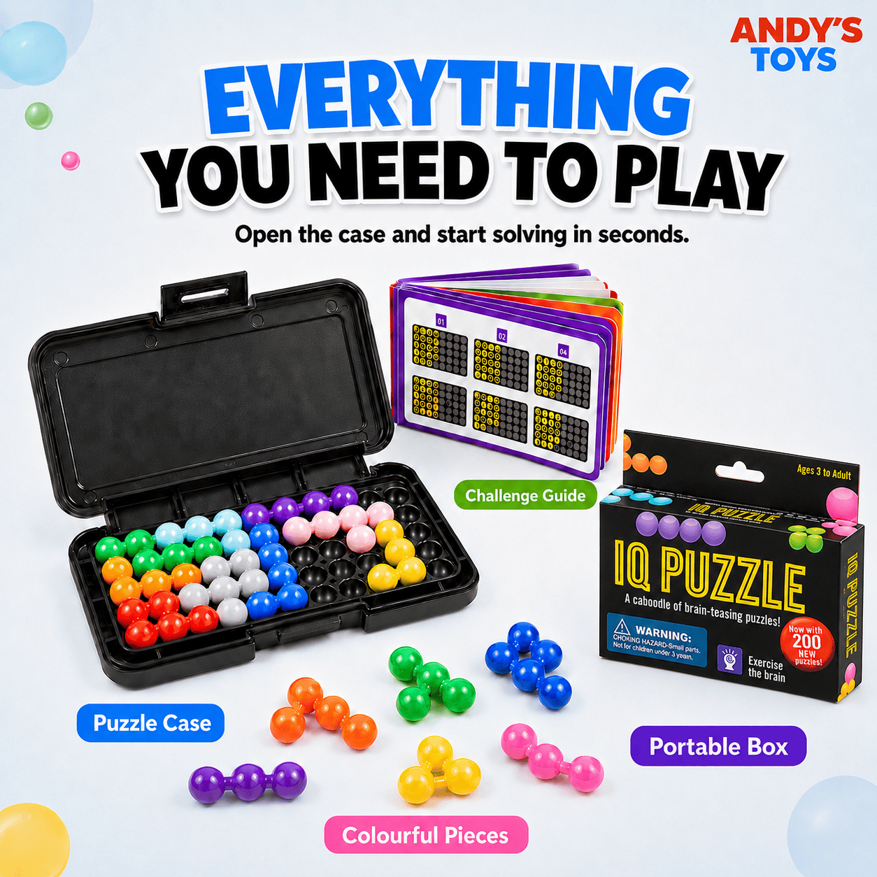 Brainy Beads™ – IQ Puzzle Game