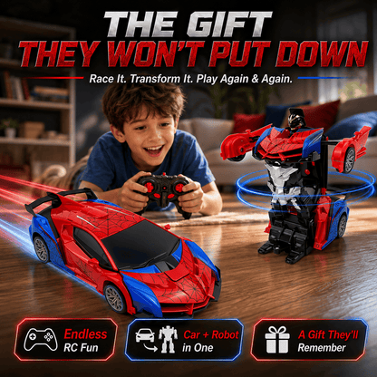 WebRacer™ – RC Transforming Car & Robot