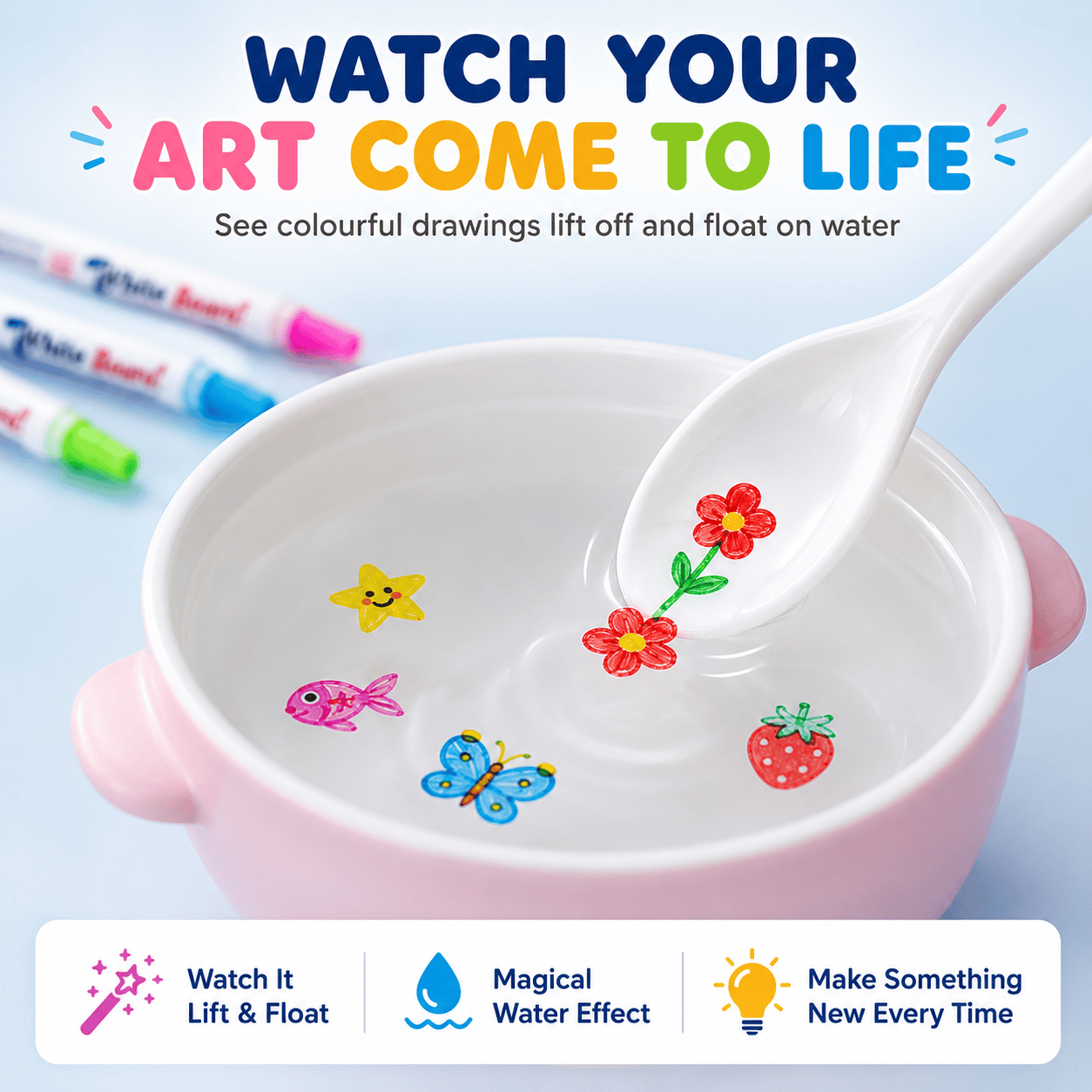 FloatArt™ – Magic Floating Water Drawing Set
