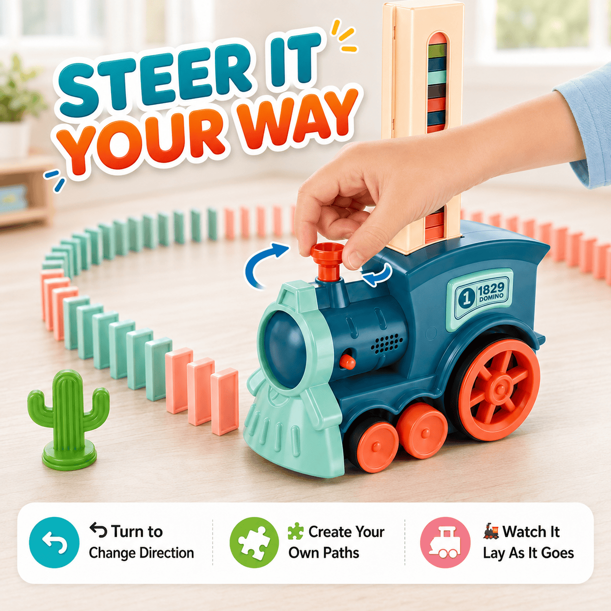 Domino Express™ – Automatic Domino-Laying Train Set