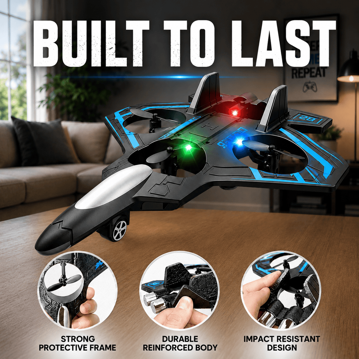 StarFighter™ RC Jet – Ultimate Indoor Flight Experience!