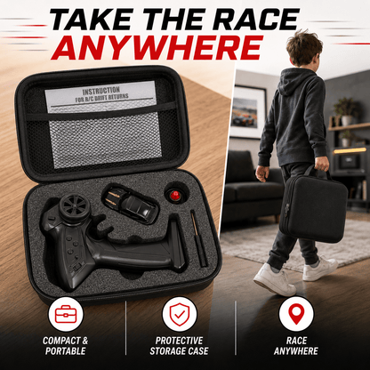 Desktop Racers™ – The Ultimate Mini Racetrack for All Ages