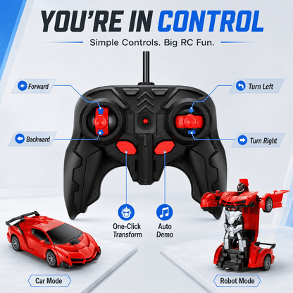 TransformCar™ – RC Transforming Robot Car