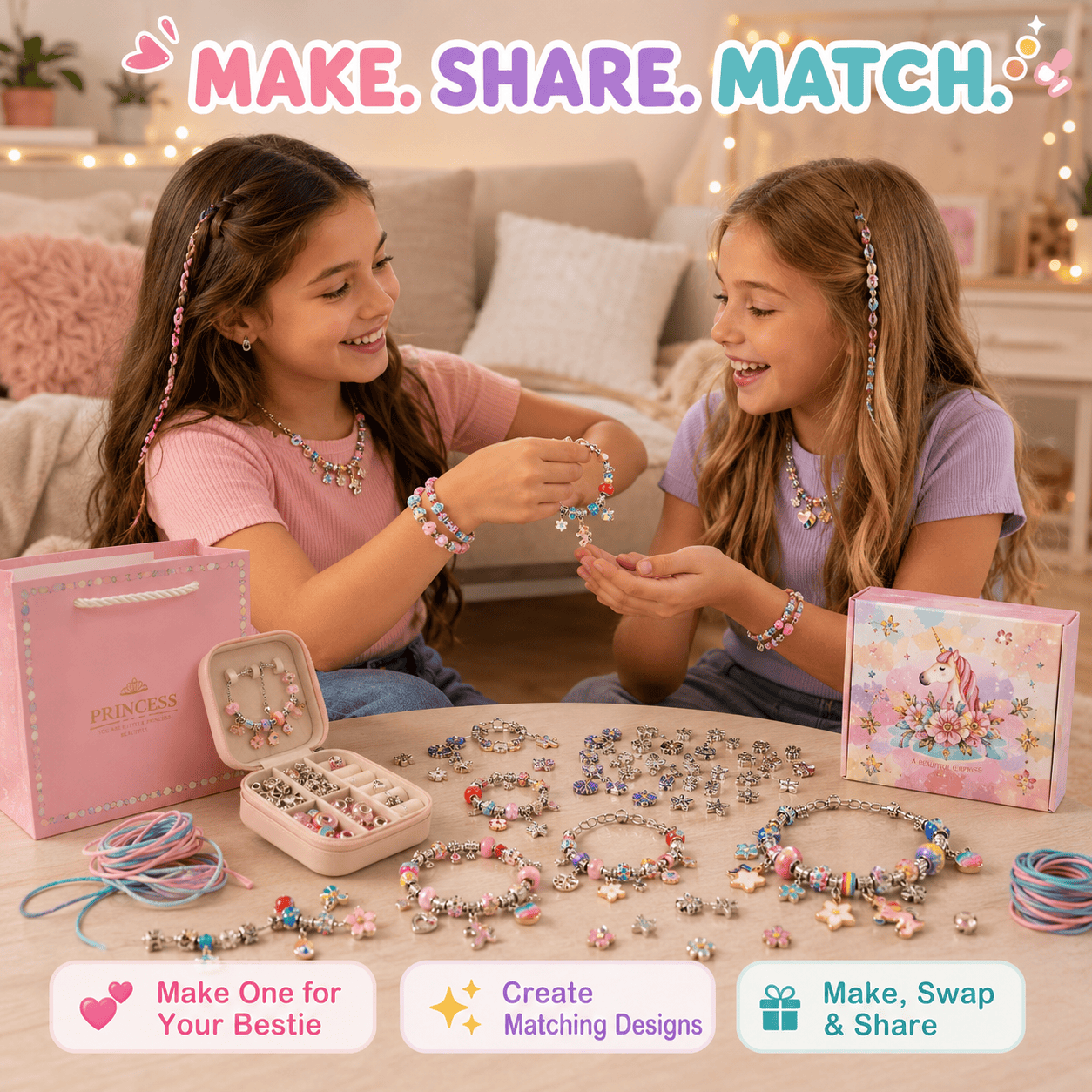 CharmCraft™ – DIY Bracelet & Jewellery Making Kit