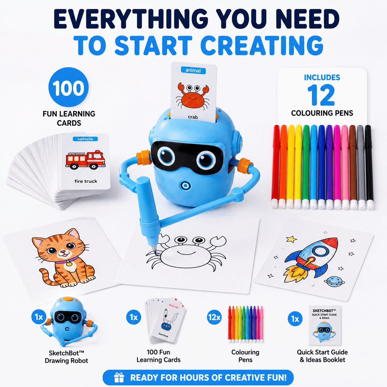 SketchBot™ – Smart Drawing & Learning Robot