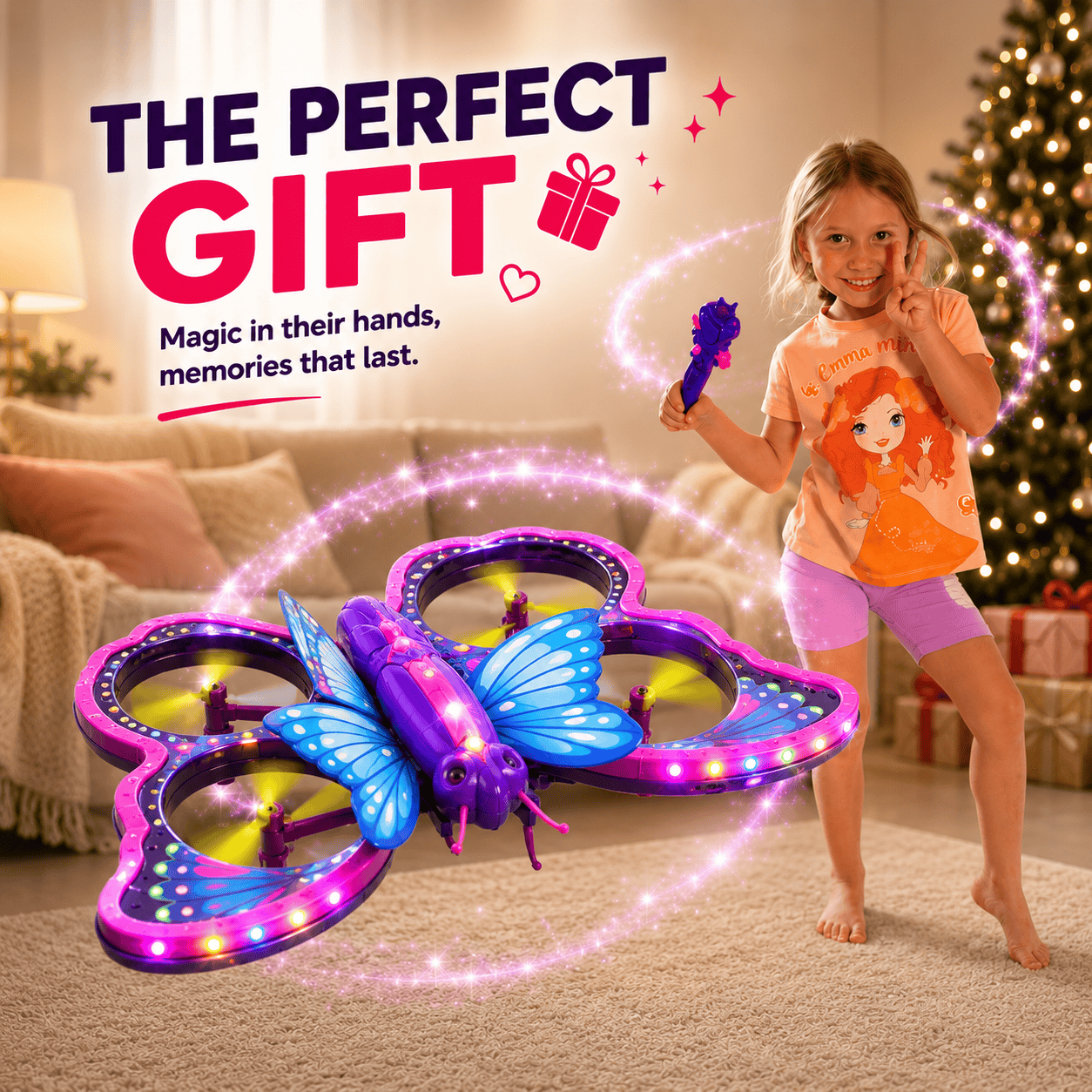 FlutterFly™ - RC Butterfly Drone