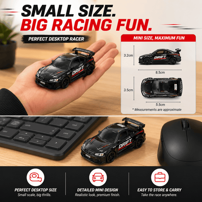 Desktop Racers™ – The Ultimate Mini Racetrack for All Ages