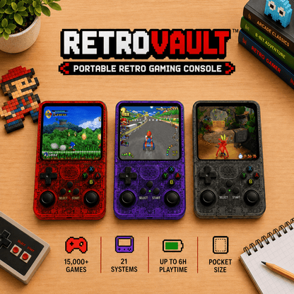 RetroVault TV™ – Plug & Play Retro Game Stick
