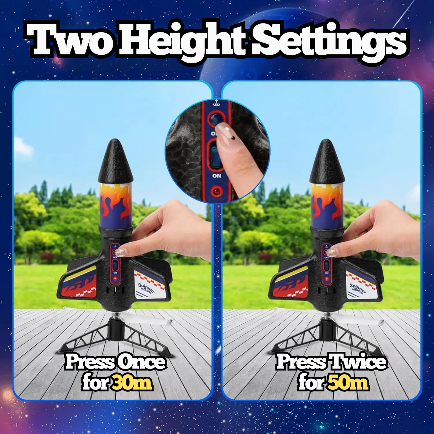 SkySpinner™ – Parachute Rocket Launcher