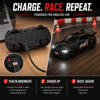 Desktop Racers™ – The Ultimate Mini Racetrack for All Ages