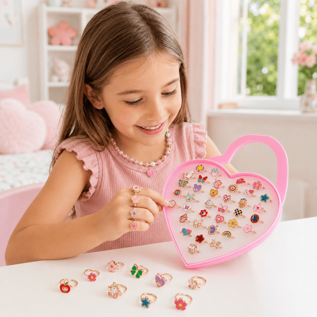 CharmRings™ – 36pc Dress-Up Ring Set