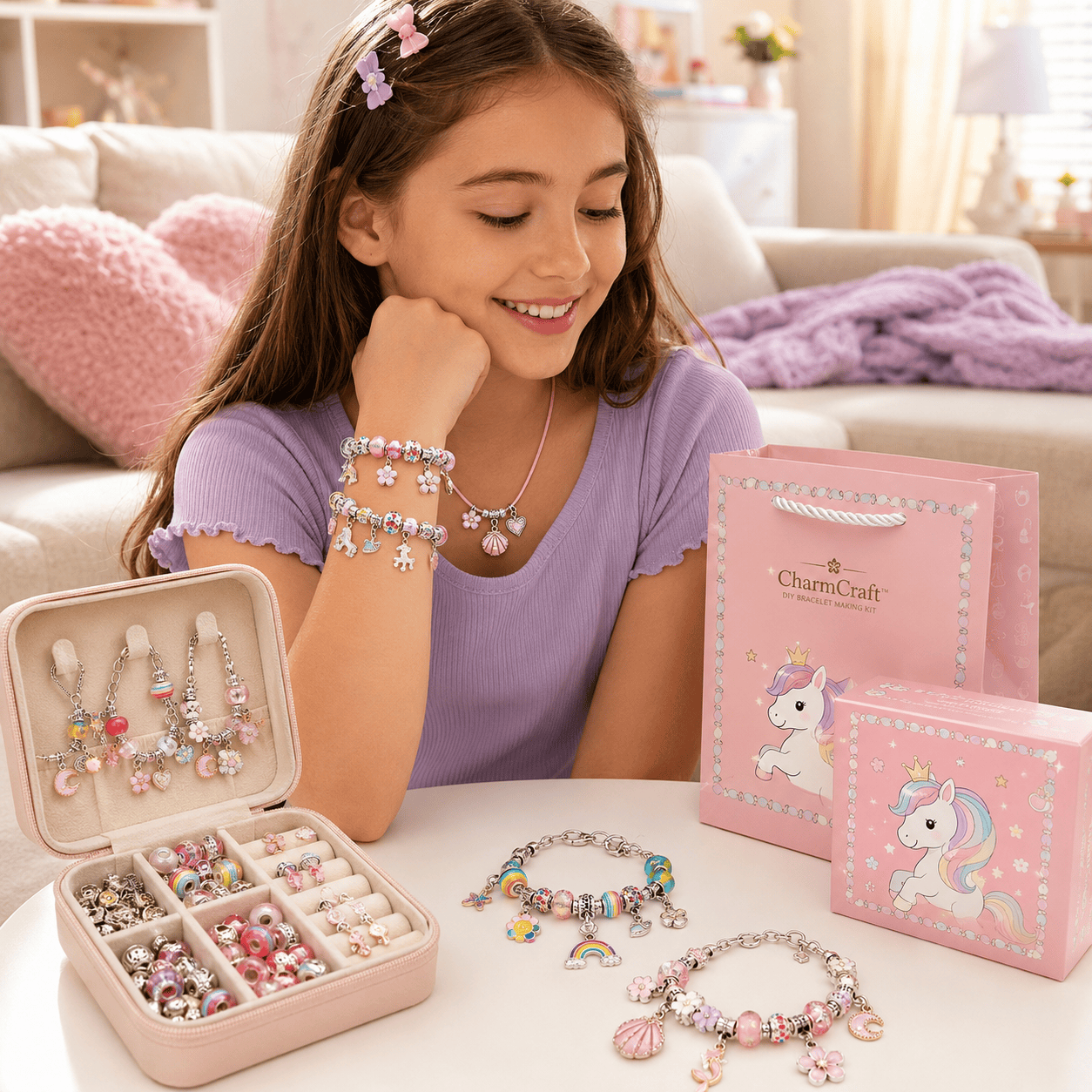 CharmCraft™ – DIY Bracelet & Jewellery Making Kit