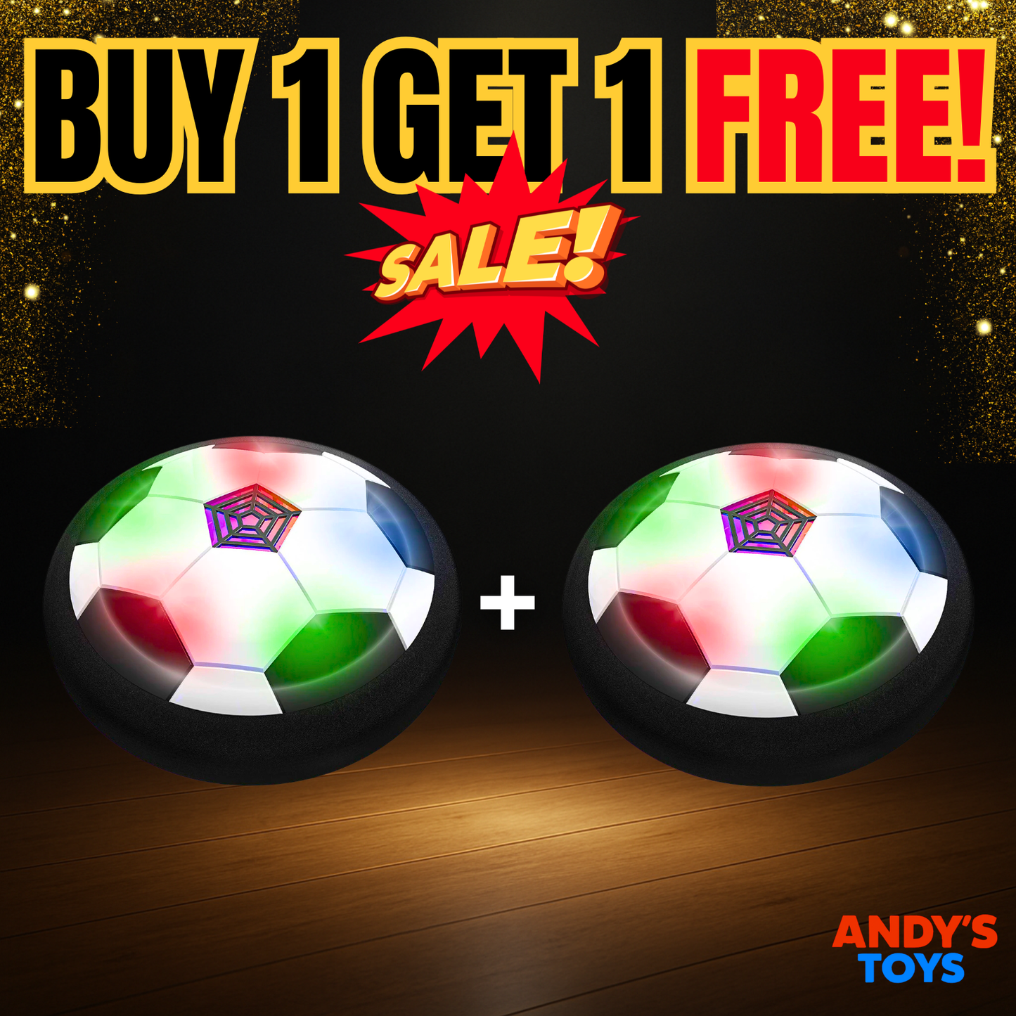 Australia’s #1 Hover Soccer Ball – LED Lights & Safe Indoor Play