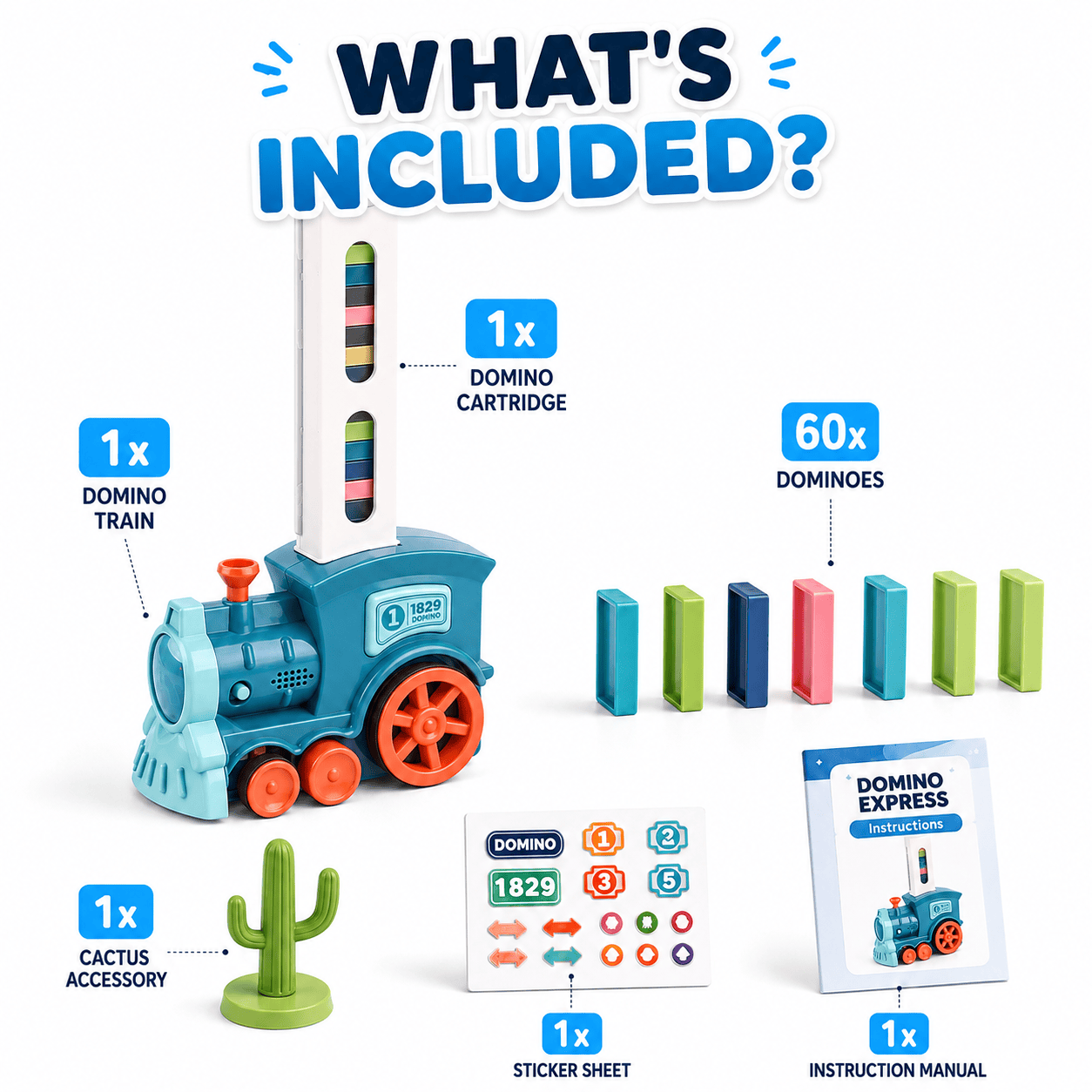 Domino Express™ – Automatic Domino-Laying Train Set