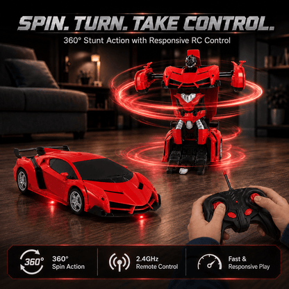 TransformCar™ – RC Transforming Robot Car