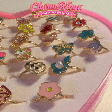 CharmRings™ – 36pc Dress-Up Ring Set