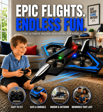 StarFighter™ RC Jet – Ultimate Indoor Flight Experience!